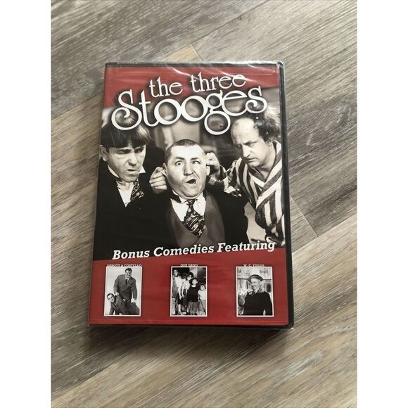 The Three Stooges DVD with Bonus Comedies. New/ Sealed - Picture 1 of 4